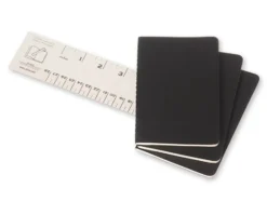 Moleskine Cahier Journal 3pk P – Ruter Black