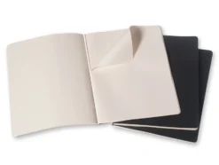 Moleskine Cahier Journal 3pk XL – Ruter Black