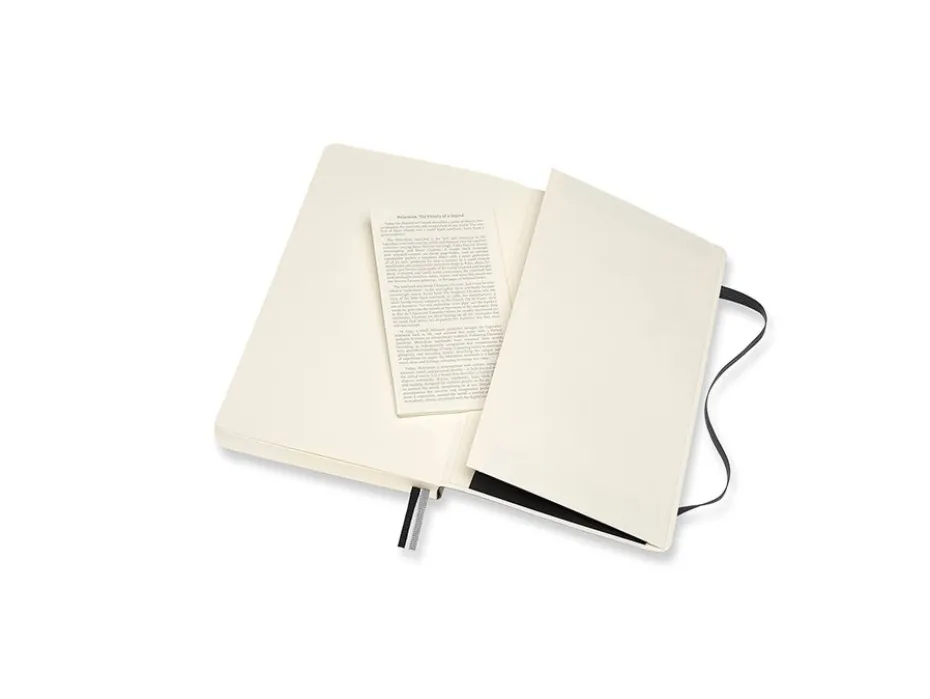 Moleskine Classic Notebook Expanded Soft L – Linjert Black