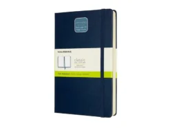 Moleskine Classic Notebook Expanded Hard L – Blank S. Blue