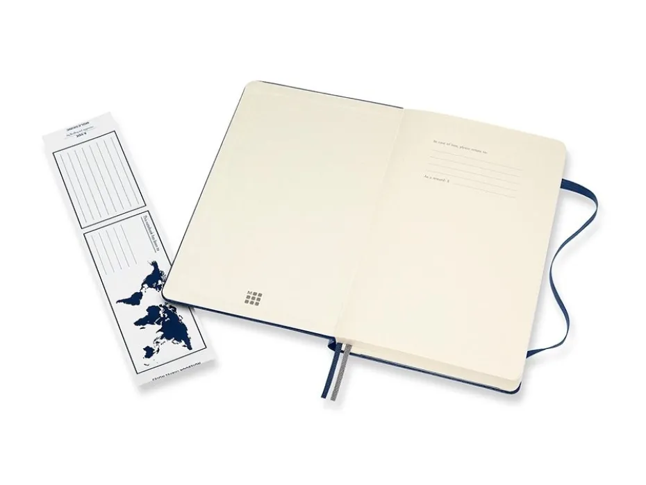 Moleskine Classic Notebook Expanded Hard L – Blank S. Blue