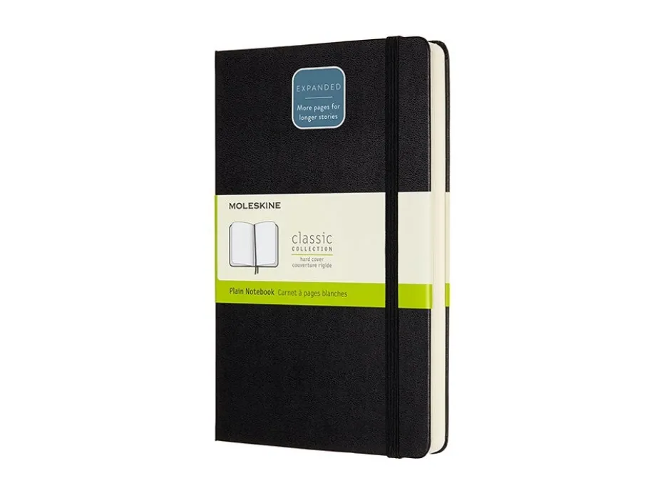 Moleskine Classic Notebook Expanded Hard L – Blank Black
