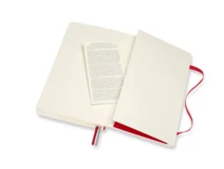 Moleskine Classic Notebook Expanded Soft L – Linjert S. Red
