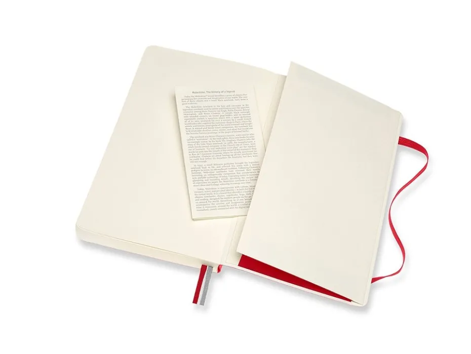 Moleskine Classic Notebook Expanded Soft L – Linjert S. Red