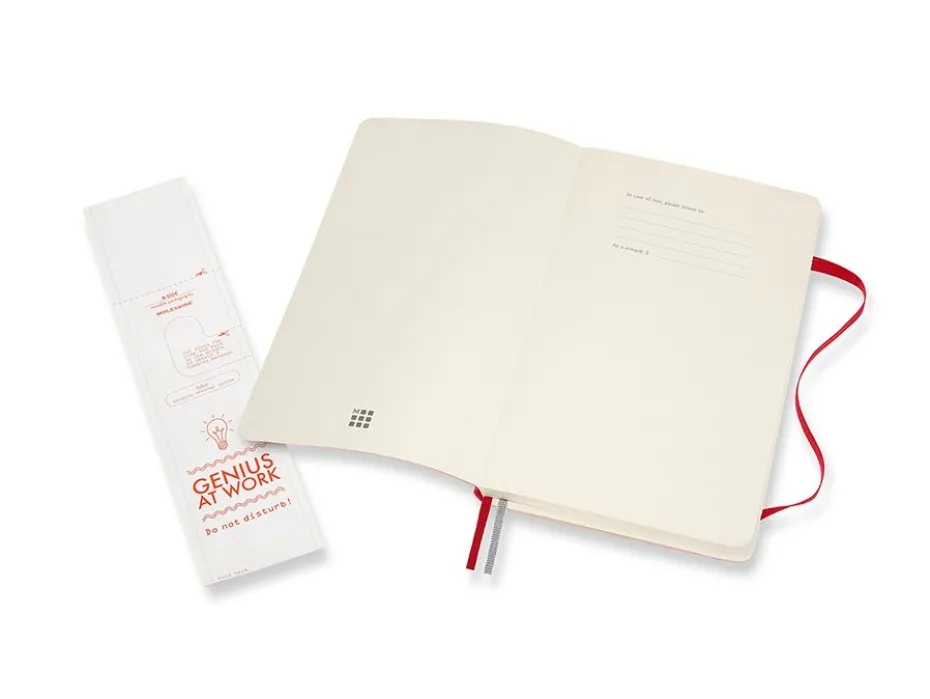 Moleskine Classic Notebook Expanded Soft L – Linjert S. Red