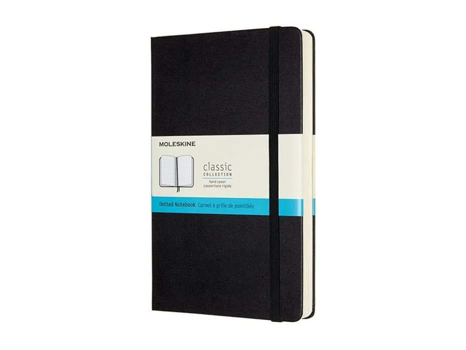 Moleskine Classic Notebook Expanded Hard L – Prikker Black