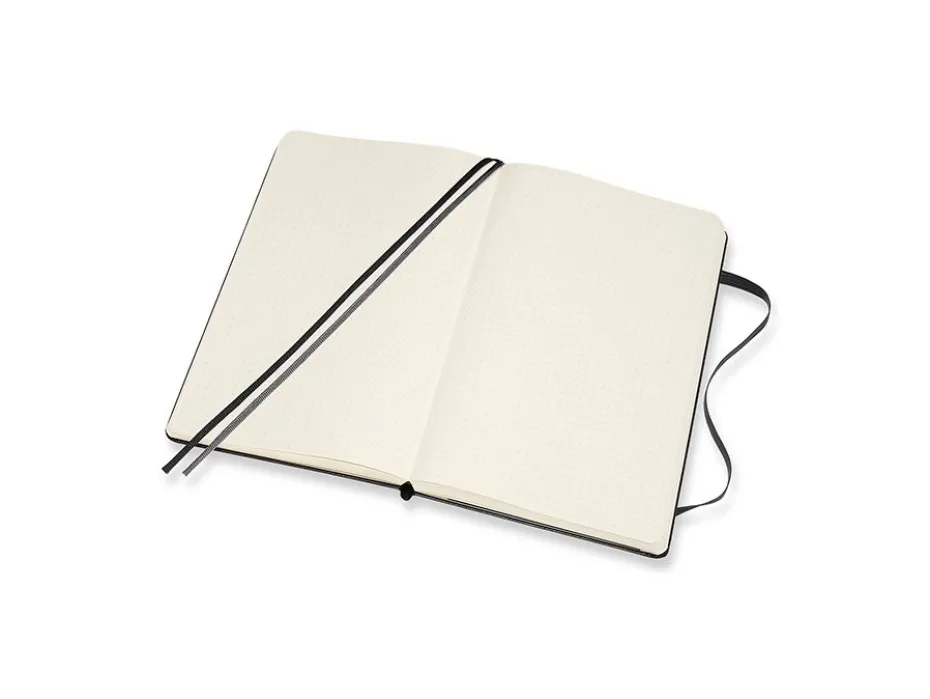 Moleskine Classic Notebook Expanded Hard L – Prikker Black