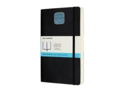 Moleskine Classic Notebook Expanded Soft L – Prikker Black