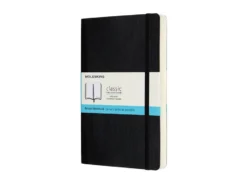 Moleskine Classic Notebook Expanded Soft L – Prikker Black