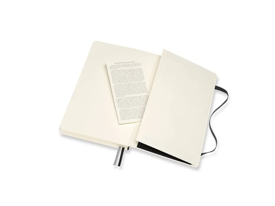 Moleskine Classic Notebook Expanded Soft L – Ruter Black