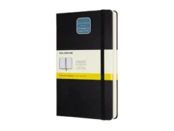Moleskine Classic Notebook Expanded Hard L – Ruter Black