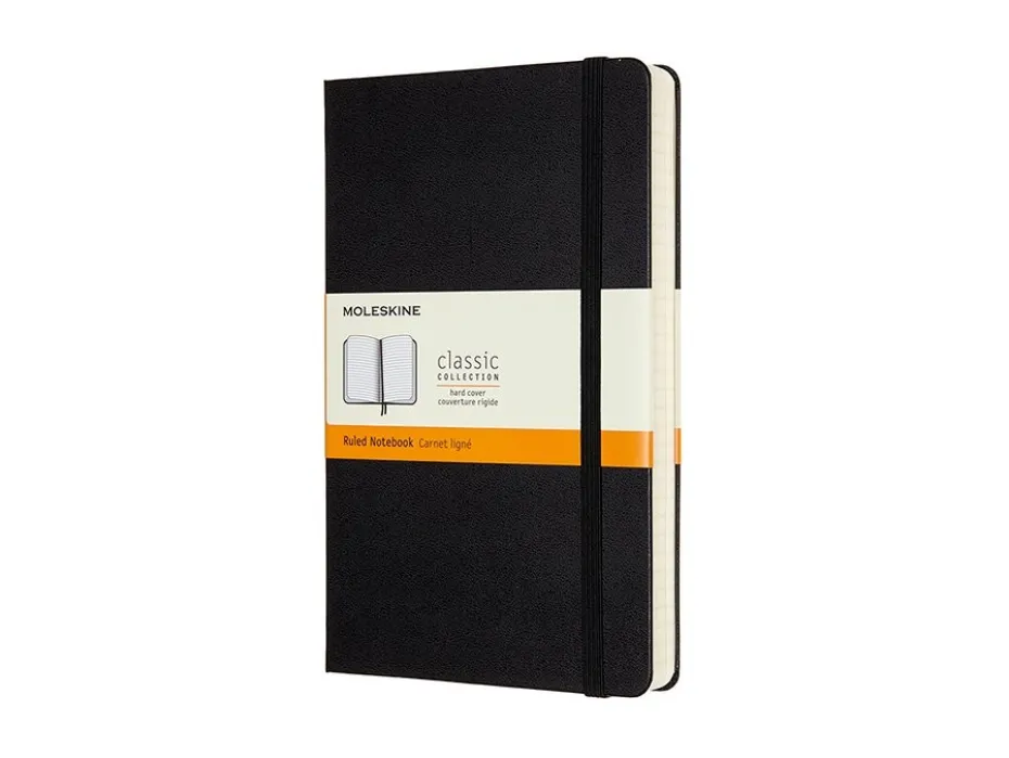 Moleskine Classic Notebook Expanded Hard L – Linjert Black