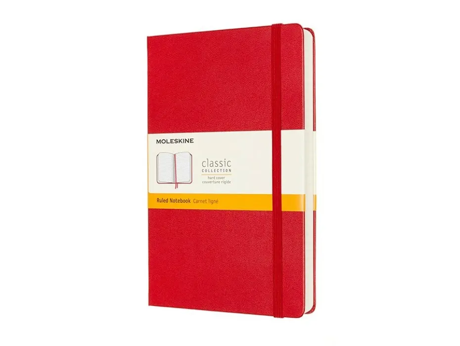 Moleskine Classic Notebook Expanded Hard L – Linjert S. Red