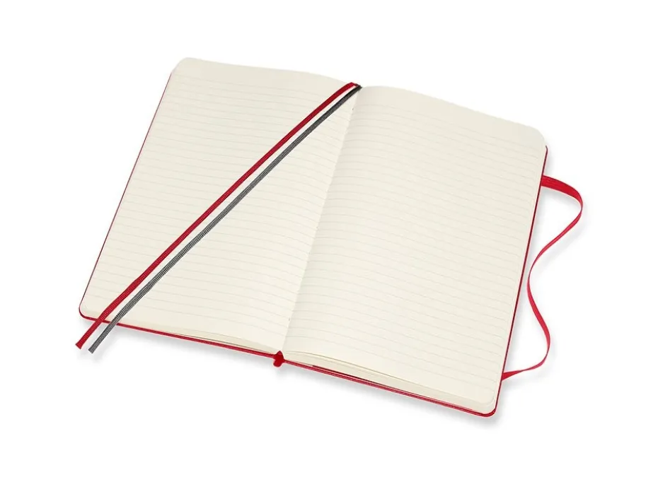 Moleskine Classic Notebook Expanded Hard L – Linjert S. Red