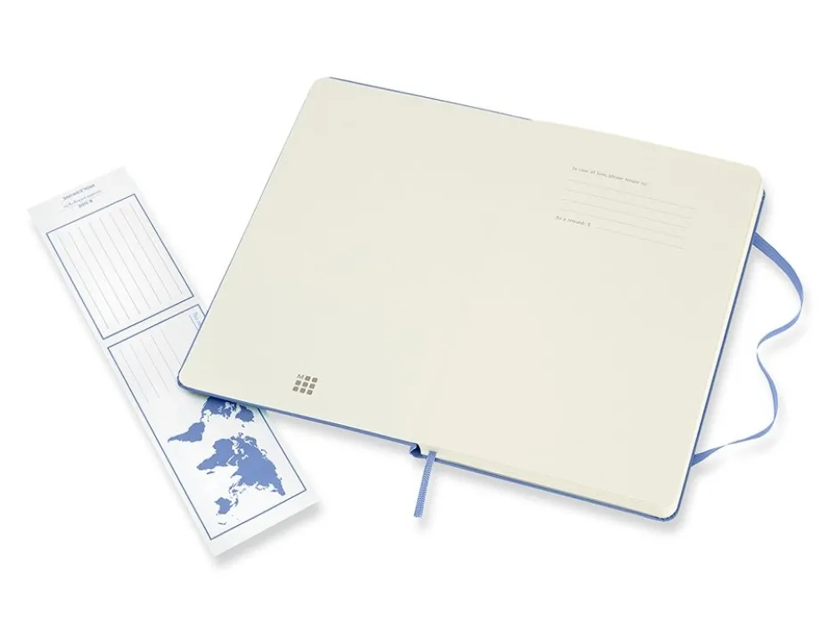 Moleskine Classic Notebook Hard L – Blank Hydrangea Blue