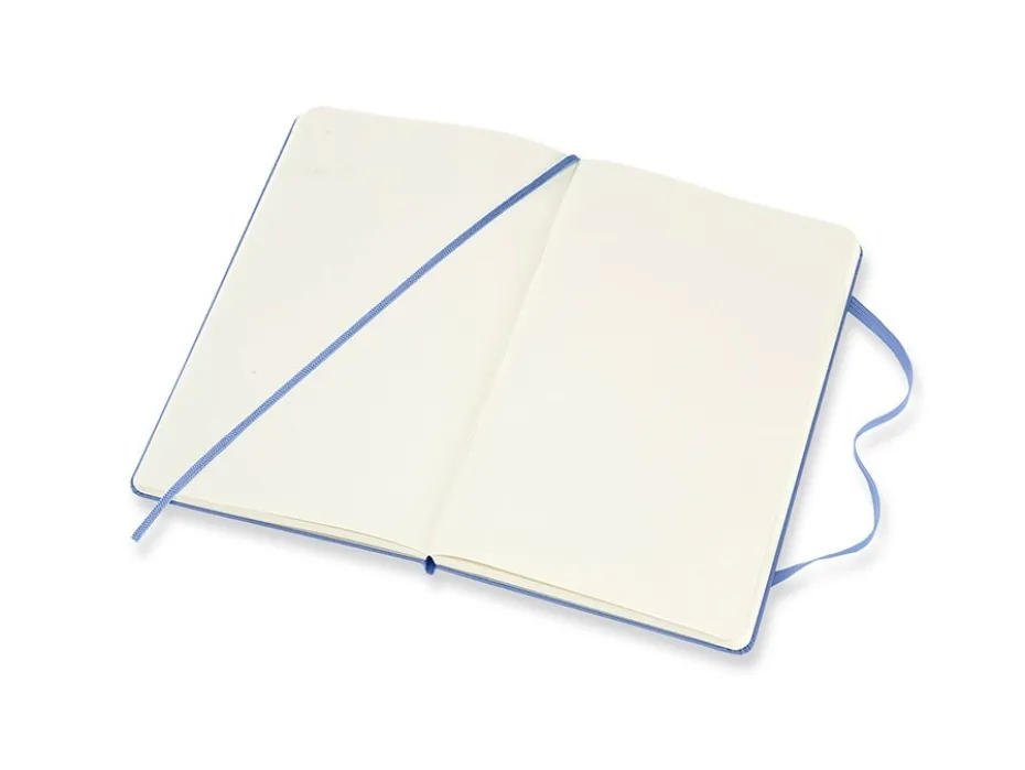 Moleskine Classic Notebook Hard L – Blank Hydrangea Blue