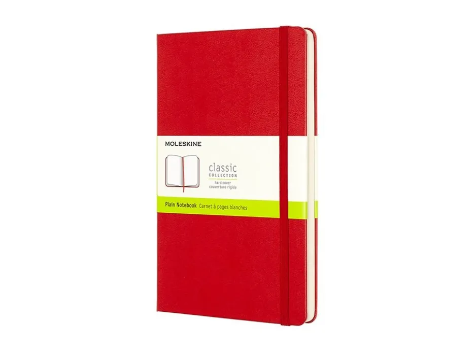 Moleskine Classic Notebook Hard L – Blank Scarlet Red