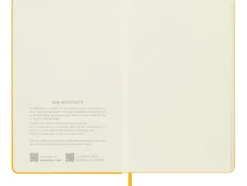 Moleskine Classic Notebook Hard L – Linjert Orange Ylw