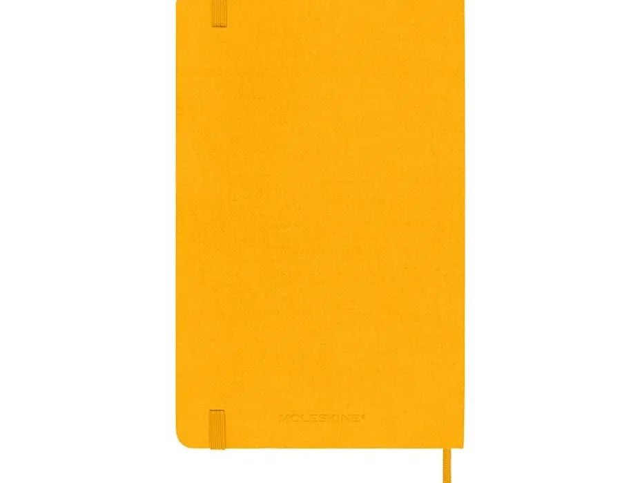 Moleskine Classic Notebook Hard L – Linjert Orange Ylw