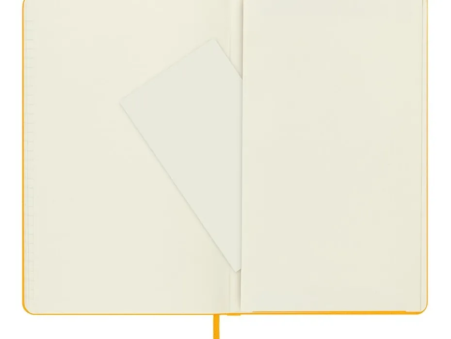 Moleskine Classic Notebook Hard L – Linjert Orange Ylw