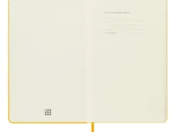 Moleskine Classic Notebook Hard L – Linjert Orange Ylw