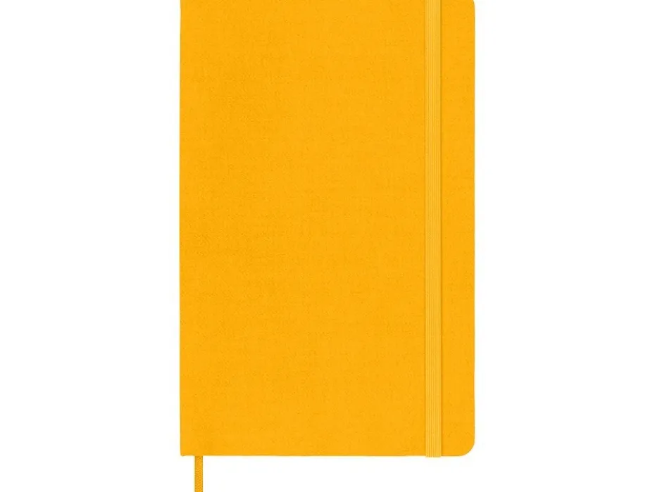 Moleskine Classic Notebook Hard L – Linjert Orange Ylw