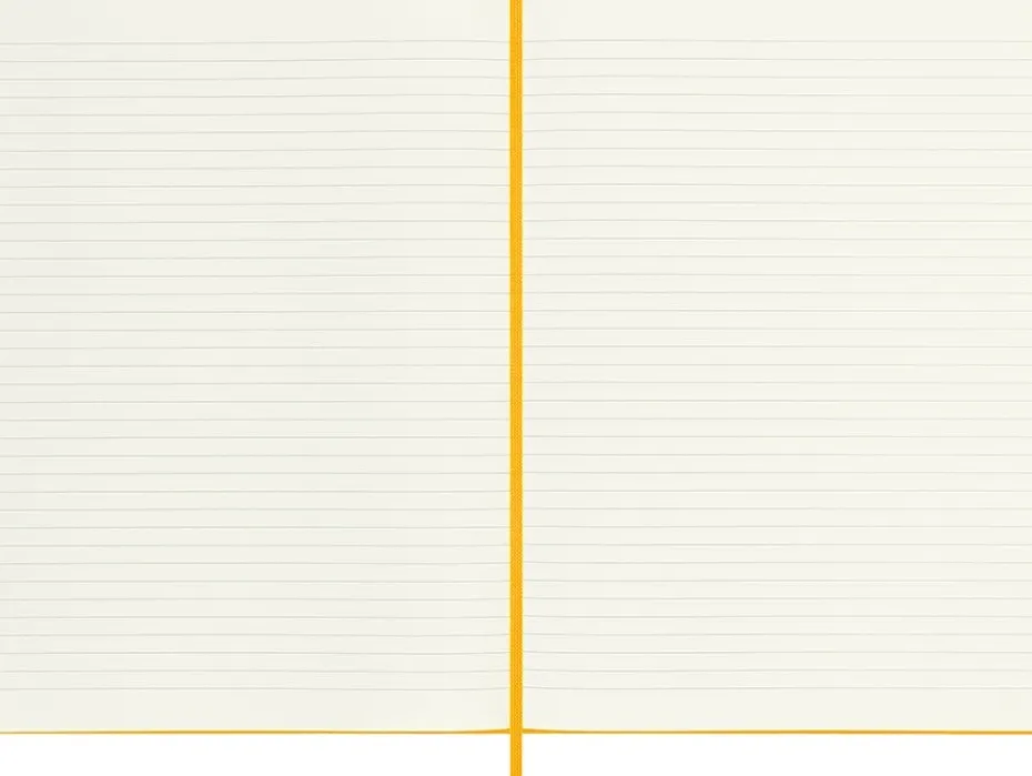 Moleskine Classic Notebook Hard XL – Linjert Orange Ylw