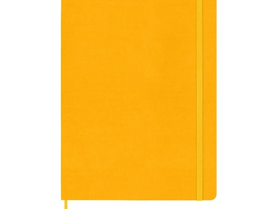 Moleskine Classic Notebook Hard XL – Linjert Orange Ylw