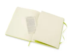 Moleskine Classic Notebook Hard XL – Linjert Lemon Green