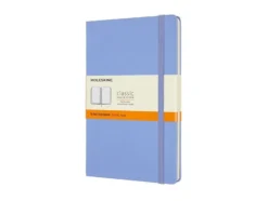 Moleskine Classic Notebook Hard L – Linjert Hydrangea Blue