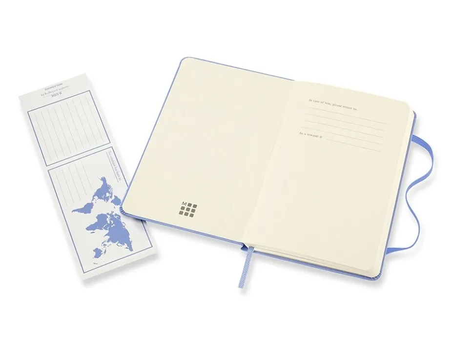 Moleskine Classic Notebook Hard P – Linjert Hydrangea Blue