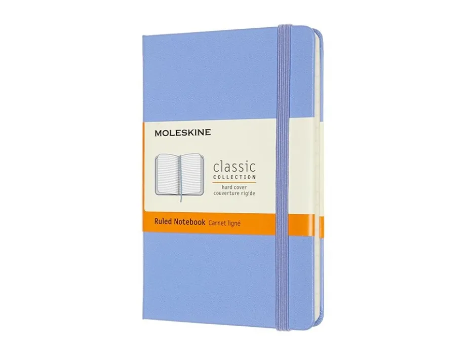 Moleskine Classic Notebook Hard P – Linjert Hydrangea Blue