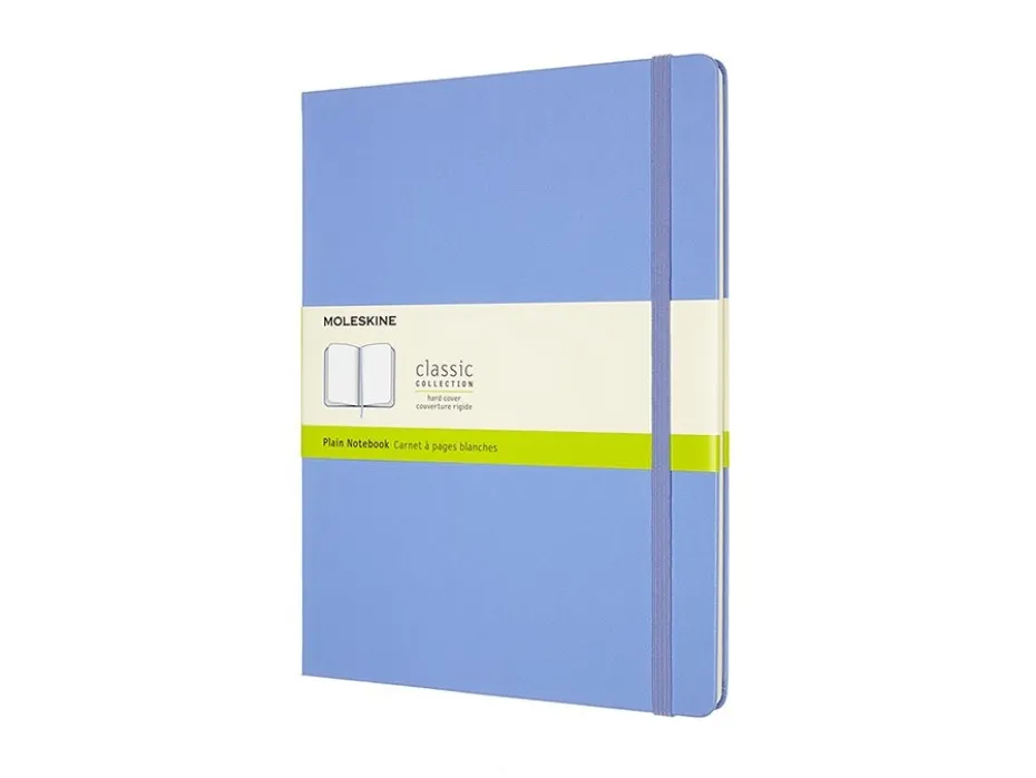 Moleskine Classic Notebook Hard XL – Blank Hydrangea Blue