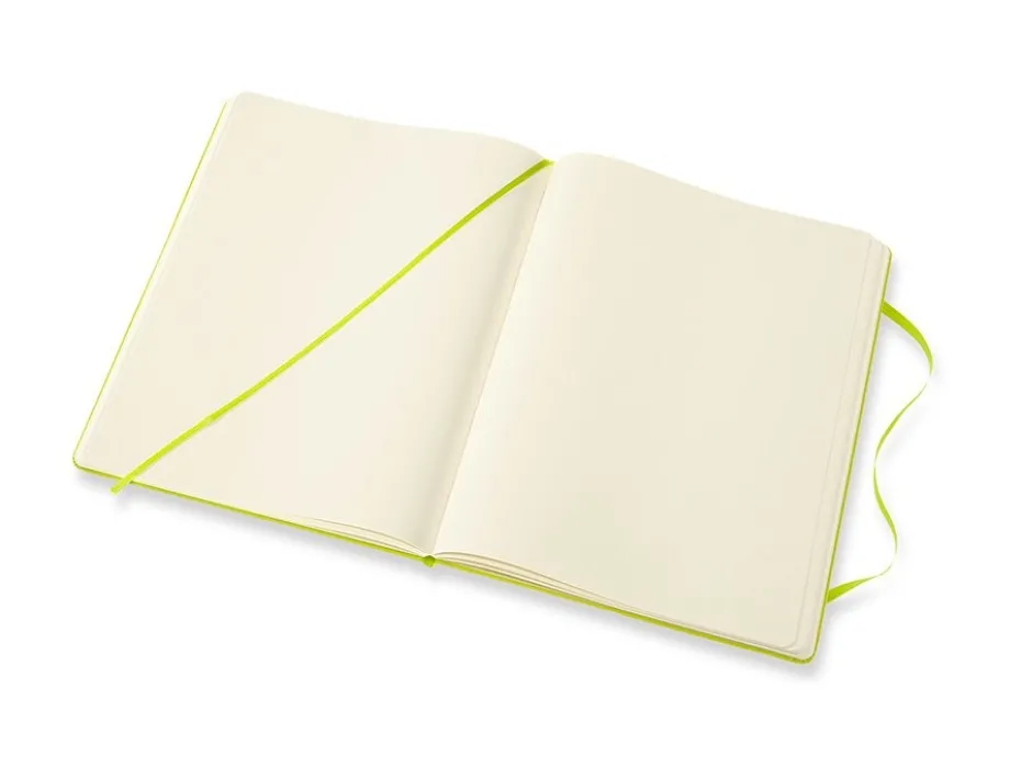 Moleskine Classic Notebook Hard XL – Blank Lemon Green