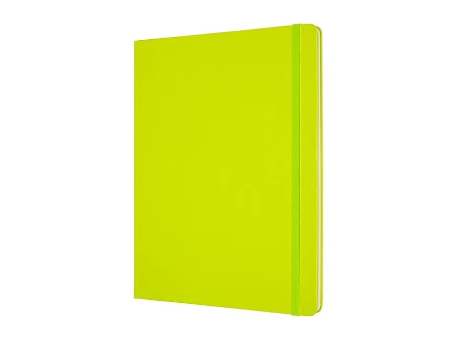 Moleskine Classic Notebook Hard XL – Blank Lemon Green