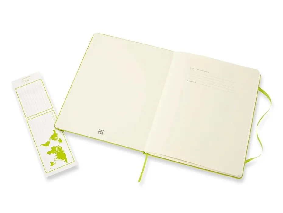 Moleskine Classic Notebook Hard XL – Blank Lemon Green