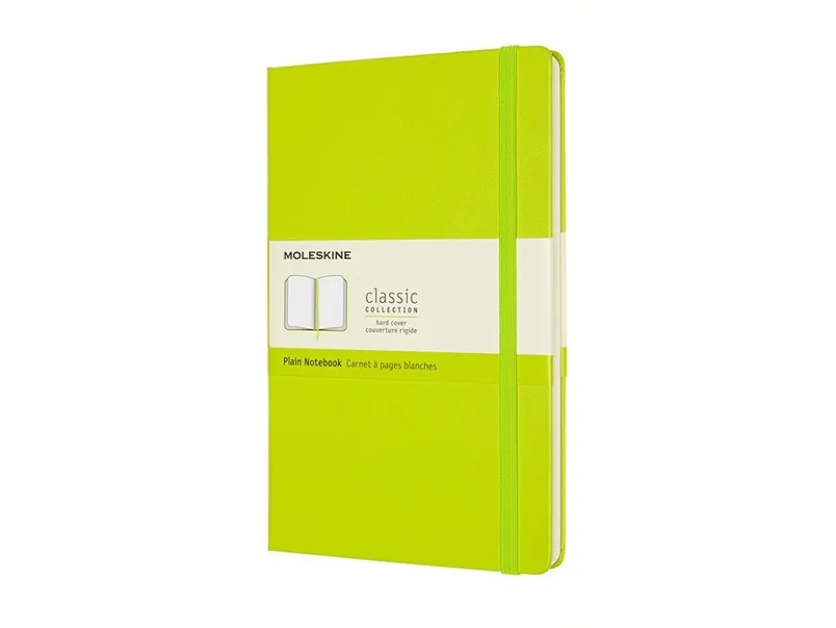 Moleskine Classic Notebook Hard L – Blank Lemon Green