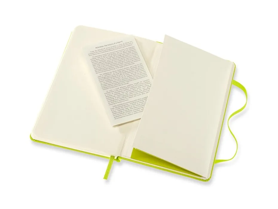 Moleskine Classic Notebook Hard P – Blank Lemon Green