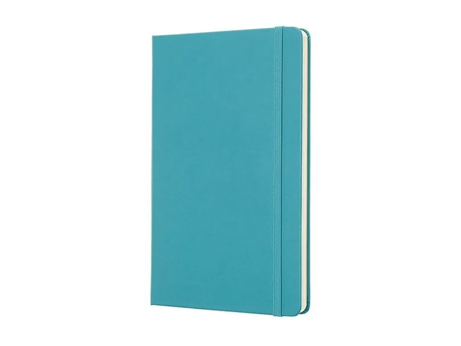 Moleskine Classic Notebook Hard L – Blank Reef Blue