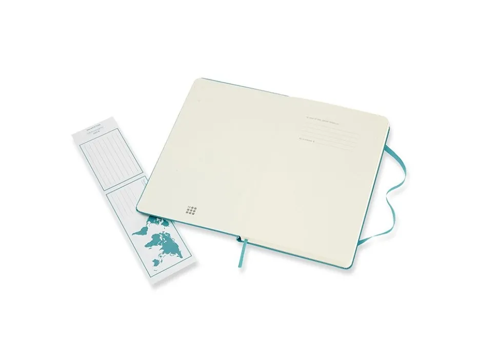 Moleskine Classic Notebook Hard L – Linjert Reef Blue