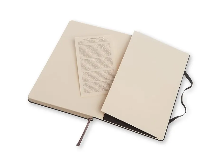 Moleskine Classic Notebook Hard L – Prikker Black