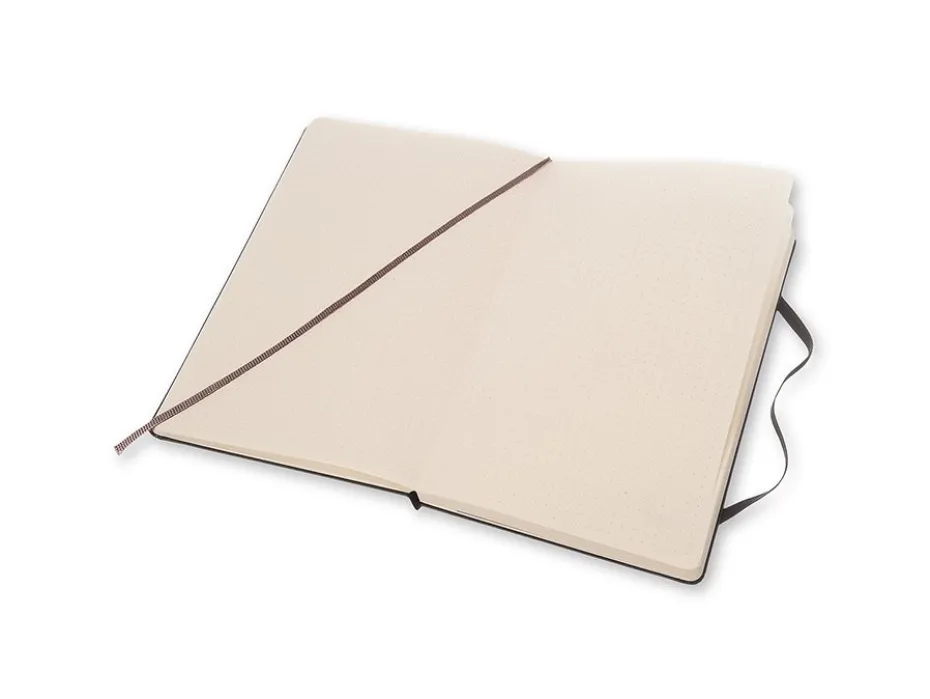 Moleskine Classic Notebook Hard L – Prikker Black