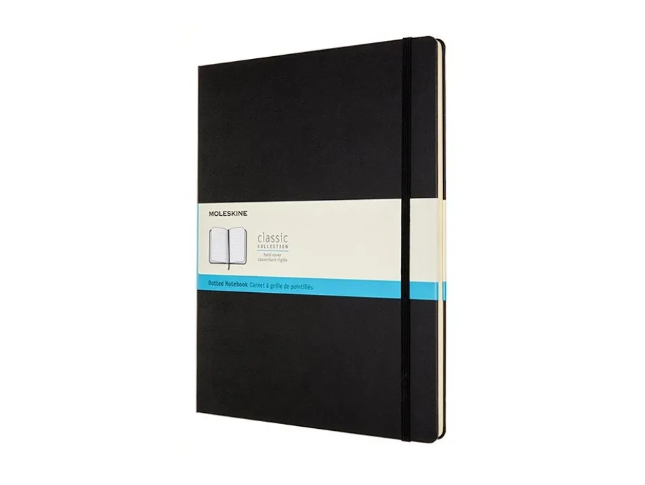 Moleskine Classic Notebook Hard XXL – Prikker Black