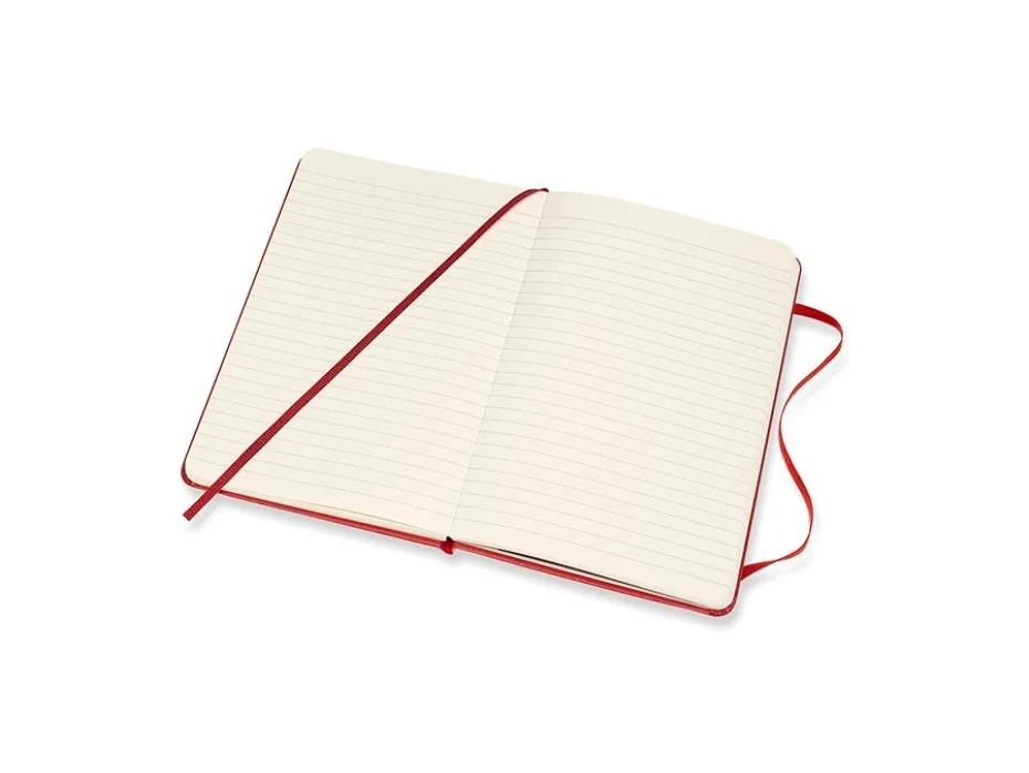 Moleskine Classic Notebook Hard M – Linjert Scarlet Red