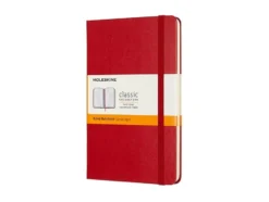 Moleskine Classic Notebook Hard M – Linjert Scarlet Red