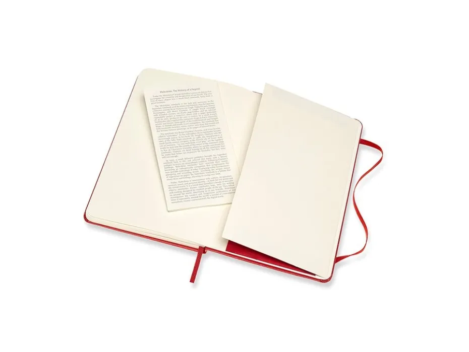 Moleskine Classic Notebook Hard M – Linjert Scarlet Red
