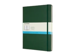 Moleskine Classic Notebook Hard XL – Prikker Myrtle Green
