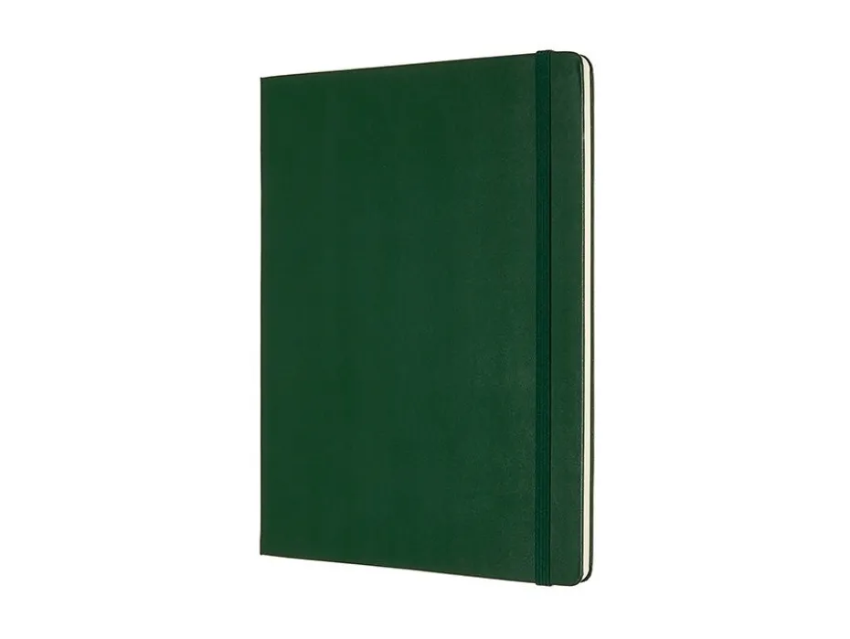Moleskine Classic Notebook Hard XL – Prikker Myrtle Green