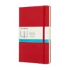 Moleskine Classic Notebook Hard L – Prikker Scarlet Red