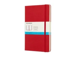 Moleskine Classic Notebook Hard L – Prikker Scarlet Red